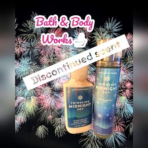 Bath And Body Works Discontinued Scent - Twilight Midnight Sky Set.  💥💖🌟